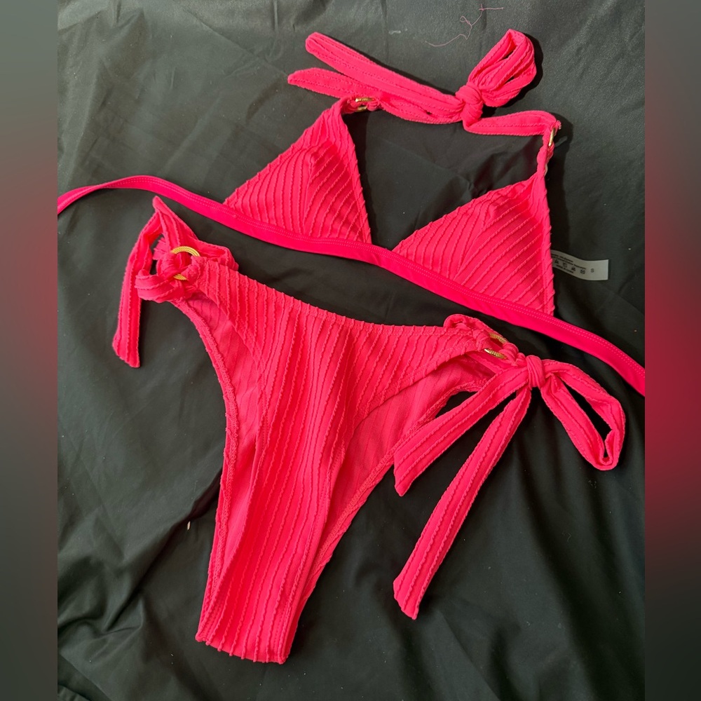 Vibrant hot Pink Bikini Set NWOT size small